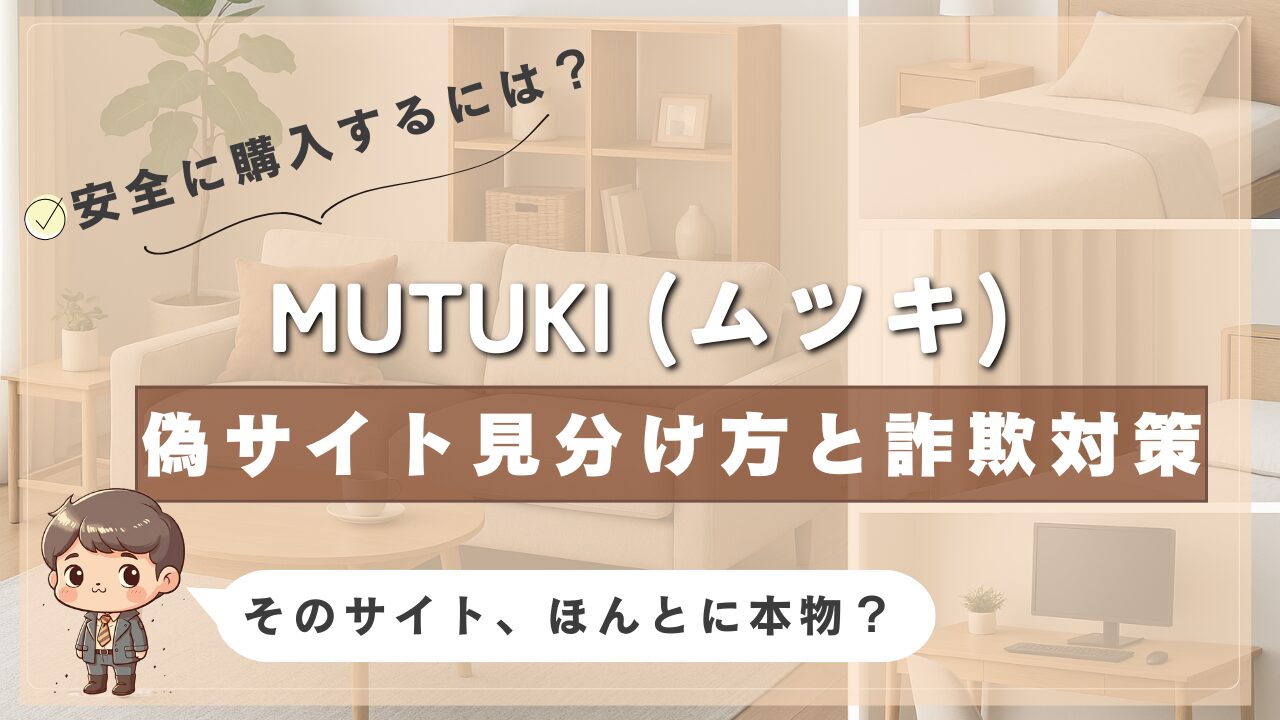 MUTUKIの偽サイトの見分け方と詐欺対策を解説するセキュリティ対策ガイド